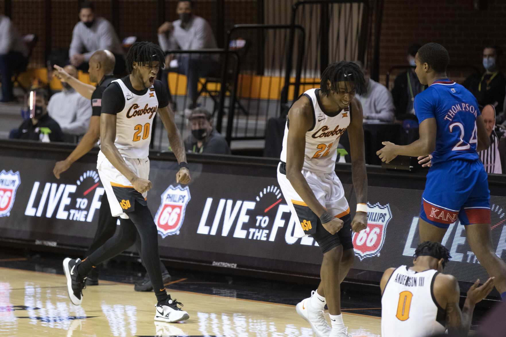 Kansas Oklahoma St Basketball